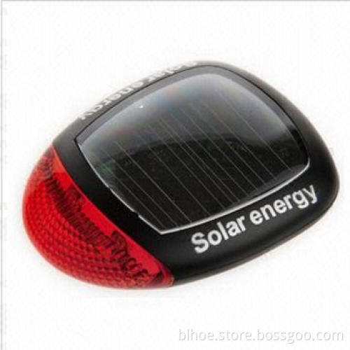 Environmental protection energy-saving solar bicycle taillight, free charging type mountain bike tai
